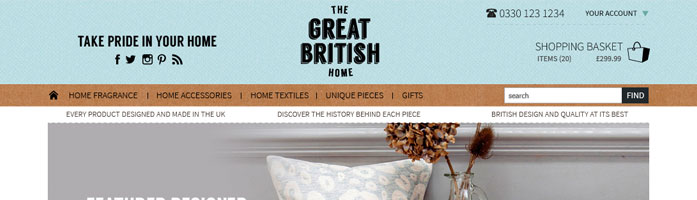 the great british home ecommerce website